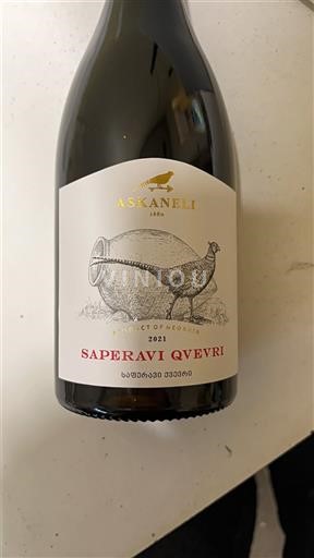 Kachetien Telavi Askaneli Saperavi Qvevri 2021