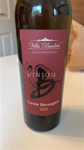 Provence Coteaux de Aix-en-Provence Villa Baulieu Bérengère 2013