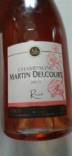 Champagne Šampanské Martin Delcourt Rosé Neročník