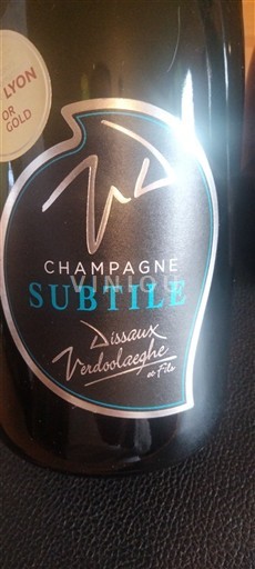 Champagne Šampanské Dissaux Verdoolaeghen & Fils Subtile 2024