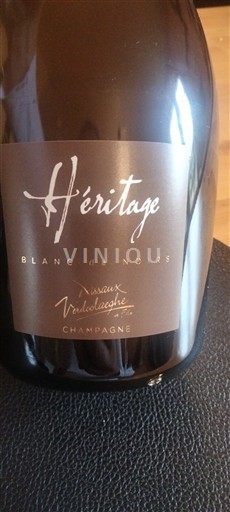 Champagne Šampanské Vasseur-Vaudelchamp Héritage Blanc de Noirs 2023