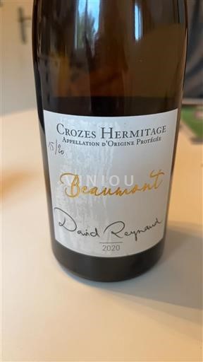 Thung lũng Rhône Crozes-hermitage David Reynaud Beaumont 2020