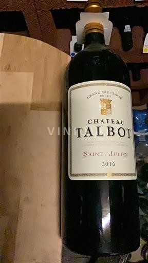 Bordeaux Saint-Julien Château Talbot 2016