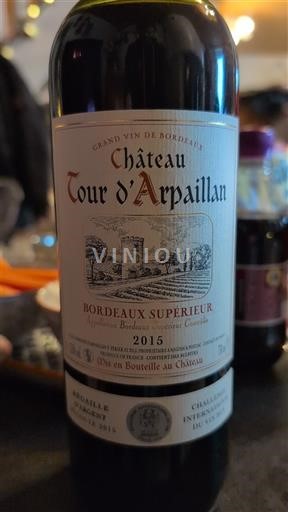 Bordeaux Bordeaux Supérieur Château Tour d'Arpaillan 2015