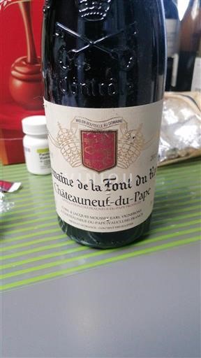 Thung lũng Rhône Châteauneuf-du-pape Domaine La Font du Vent 2015