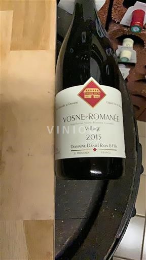 Borgogna Vosne-Romanée Domaine Daniel Rion & Fils Village 2015
