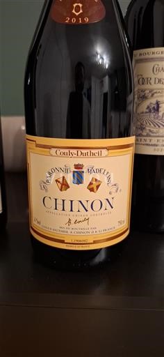 Valle del Loira Chinon Couly-Dutheil Baronnie Madeleine 2019