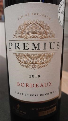 Bordéus Premius 2018