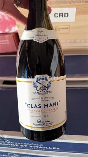 Languedoc Terrasses-du-Larzac Domaine Cassagne et Vitailles Clas Mani 2021