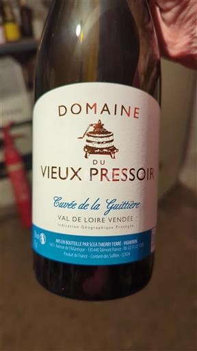 Thung lũng sông Loire Thung lũng Loire Domaine Vieux Pressoir de la Guittière 2024
