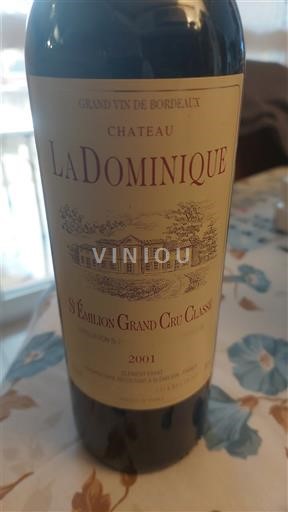 Bordeaux Saint-Émilion Grand Cru Grand Cru Château La Dominique 2001