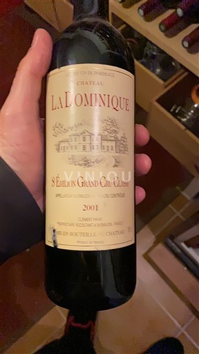 Bordeaux Saint-Émilion Grand Cru Grand Cru Château La Dominique 2001