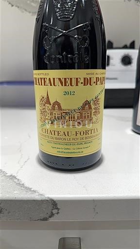 Rhône Valley Châteauneuf-du-Pape Château Fortia 2012