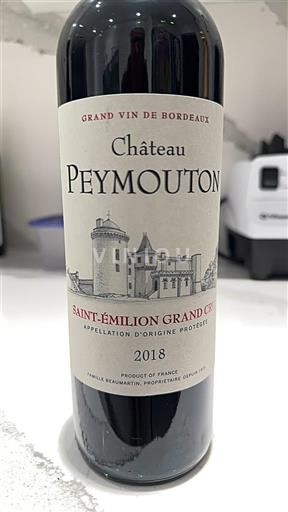 Bordeaux Saint-Émilion Grand Cru Grand Cru Château Peymouton 2018