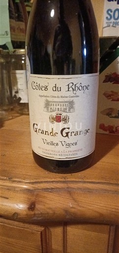 Thung lũng Rhône Côtes-du-rhône Grande Grange Vieilles Vignes Không niên vụ