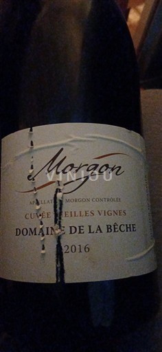 Beaujolais Morgon Domaine La Bêche Vieilles Vignes 2016