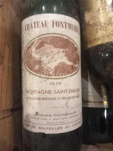Bordeaux Montagne-saint-émilion Château Fontmurée 1975