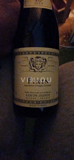 Burgundy Fixin Louis Jadot 2015