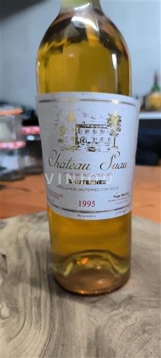 Bordeaux Sauternes Château Suau 1995
