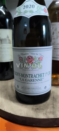 Borgoña Puligny-Montrachet Premier Cru Jules BOUTON & Fils La Garenne 2020