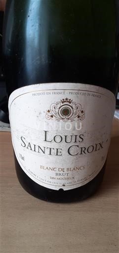 Loiredalen Ospecificerad Louis Sainte Croix Blanc de Blancs Brut Icke årgångsbetecknad