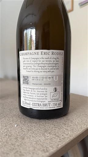 Champagne Šampanské Champagne Eric Rodez Neročník