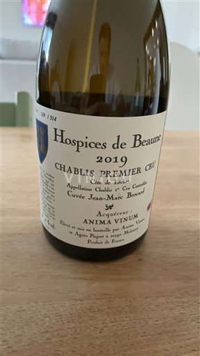 Burgundi Chablis Premier Cru Hospices de Beaune Jean-Marc Brocard 2019
