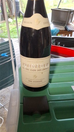 Bourgogne Morey-saint-denis Premier Cru Domaine René Jeanniard 1er Cru Clos des Ormes 2006