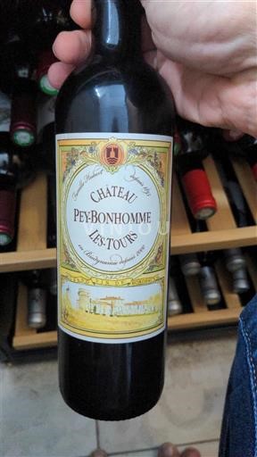 Bordeaux Blaye-côtes-de-bordeaux Château Pey-Bonhomme Les Tours 2016