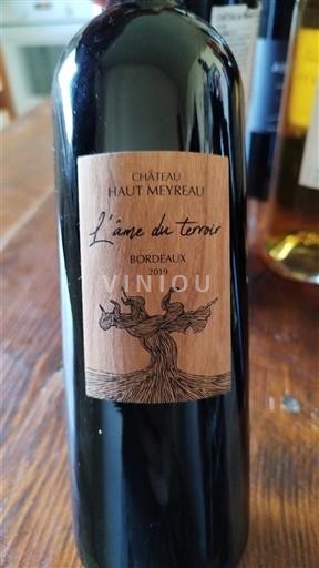 Bordeaux Château Haut Meyreau L'âme du terroir 2019