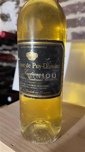 Bordeaux Sauternes Domaine Puy Domine 2008