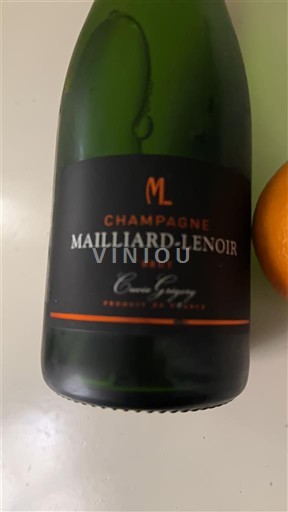 Champagne Sâm-panh Mailliard-Lenoir Gregory Không niên vụ