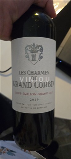 Bordeaux Saint-Émilion Grand Cru Grand Cru Grand Corbin Les Charmes de Grand Corbin 2019