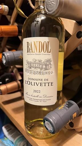 Provence Bandol Domaine L'Olivette 2022