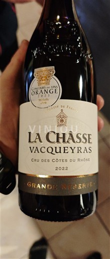 Thung lũng Rhône Vacqueyras La Châsse Grande Réserve 2022