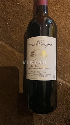 Sydvestfrankrig Pécharmant Terre Pourpre Réserve 2020