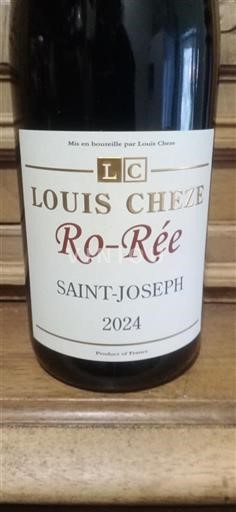 Viner Rouge sec Ro-Rée Louis Cheze 2024 Frankrike Rhônedalen Saint-Joseph AOC