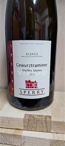 Alsace Gewurztraminer Sperry Gewurztraminer Vieilles Vignes 2019