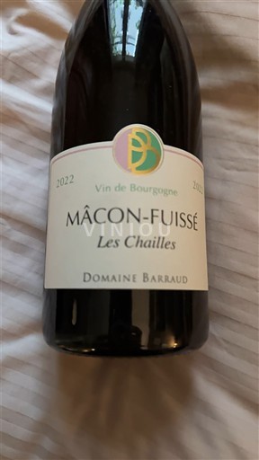 Bourgogne Mâcon og mâcon-landsbyer Domaine Barraud Les Chailles 2022