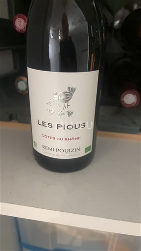 Vallée du Rhône Côtes-du-rhône Rémi Pouizin Les Pious 2023