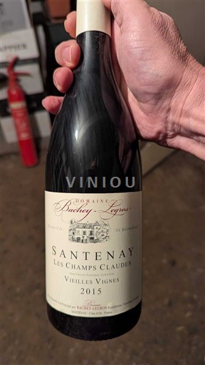 Borgoña Santenay Domaine Bachey-Legros Les Champs Claudes Vieilles Vignes 2015