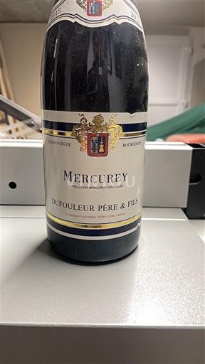 Bourgogne Mercurey Dufouleur Père & Fils 2018