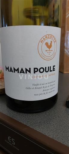 Jugozahod Côtes de Gascogne Manzotte Maman Poule Neleten.