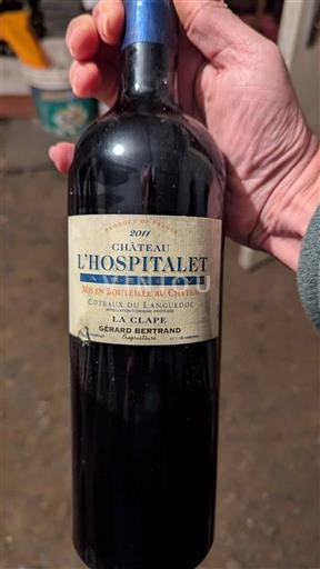 Languedoc Coteaux du Languedoc Château L'Hospitalet La Réserve Rouge - La Clape 2011