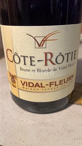Thung lũng Rhône Côte-rôtie Vidal-Fleury Brune et Blonde de Vidal-Fleury 2010