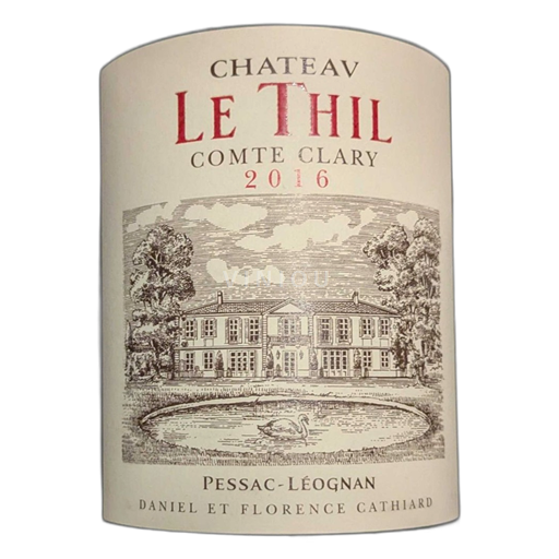 Bordeaux Pessac-Léognan Château Le Thil Comte Clary 2017