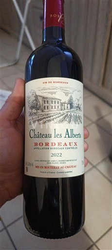Bordeaux Château Les Alberts 2022