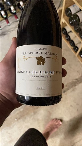 Bourgogne Savigny-lès-beaune Premier Cru Domaine Jean-Pierre Maldant Les Peuillets 2021