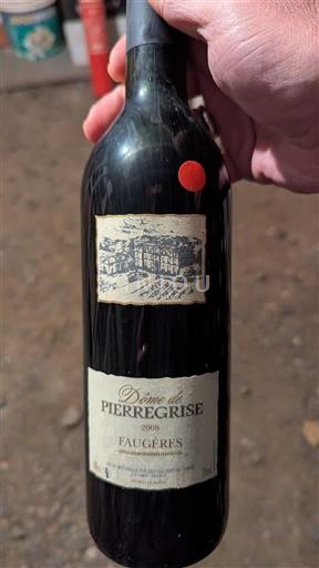 Languedoc Faugères Domaine Pierregrise 2008