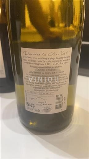 Vallée de la Loire Quincy Domaine Chêne Vert 2024